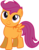 Size: 3385x4320 | Tagged: safe, artist:iknowpony, scootaloo, pegasus, pony, bloom & gloom, g4, .svg available, blank flank, cute, cutealoo, female, filly, foal, hooves, simple background, smiling, solo, spread wings, transparent background, vector, wings