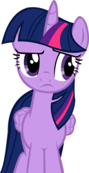 Size: 8032x15605 | Tagged: safe, artist:cyanlightning, twilight sparkle, alicorn, pony, applejack's "day" off, g4, absurd resolution, female, folded wings, mare, simple background, solo, transparent background, twilight sparkle (alicorn), vector