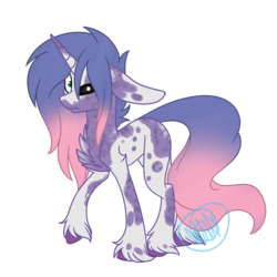 Size: 1000x1000 | Tagged: safe, artist:immagoddampony, oc, oc only, pony, unicorn, solo, unshorn fetlocks