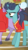 Size: 308x556 | Tagged: safe, screencap, big bell, slapshot, pony, unicorn, buckball season, g4, my little pony: friendship is magic, clothes, eye black, female, horn, jersey, mare, unshorn fetlocks