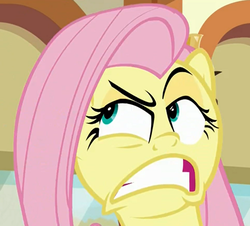 Size: 774x700 | Tagged: safe, screencap, fluttershy, pony, buckball season, g4, cropped, faic, female, flutterrage, fluttershy is not amused, great moments in animation, mare, solo