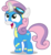 Size: 6500x7000 | Tagged: safe, artist:baronbronie, sweetie belle, pony, unicorn, g4, absurd resolution, clothes, female, filly, foal, goggles, magic, simple background, solo, sweetie belle's magic brings a great big smile, transparent background, vector, wonderbolts uniform