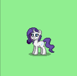 Size: 400x398 | Tagged: safe, rarity, pony, pony town, g4, female, pixel art, solo