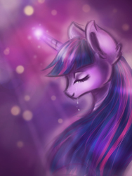 Size: 2953x3918 | Tagged: safe, artist:pitchyy, twilight sparkle, pony, g4, crying, female, high res, solo