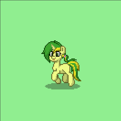 Size: 399x399 | Tagged: safe, oc, oc only, oc:asthenia pestis, oc:melanoma shimmer, pony, unicorn, pony town, blank flank, magical lesbian spawn, offspring, parent:oc:asthenia pestis, parent:sunset shimmer, pixel art, shipping, solo, sunthenia