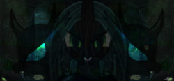 Size: 1024x474 | Tagged: safe, artist:wisdomvision f., fanfic:love changes a changeling, brotiss, lcac, story art, why must i fight?, wisdomvision f.