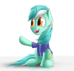 Size: 4125x3916 | Tagged: safe, artist:deltauraart, lyra heartstrings, pony, buckball season, g4, clothes, female, shirt, solo