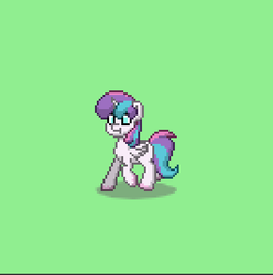 Size: 398x401 | Tagged: safe, princess flurry heart, alicorn, pony, pony town, g4, blank flank, female, filly, pixel art, solo