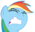 Size: 3597x3313 | Tagged: safe, artist:sketchmcreations, rainbow dash, buckball season, g4, my little pony: friendship is magic, eyes closed, gritted teeth, high res, nose in the air, simple background, transparent background, vector