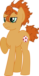 Size: 2607x5087 | Tagged: safe, artist:tokuberry, pony, inazuma eleven, inazuma eleven go, kita ichiban, ponified, simple background, solo, transparent background