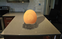 Size: 4000x2505 | Tagged: safe, artist:barbra, egg, nest