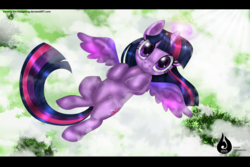 Size: 6304x4200 | Tagged: safe, artist:venetia-the-hedgehog, twilight sparkle, alicorn, pony, g4, absurd resolution, falling, female, looking at you, on back, snow, solo, twilight sparkle (alicorn), vertigo