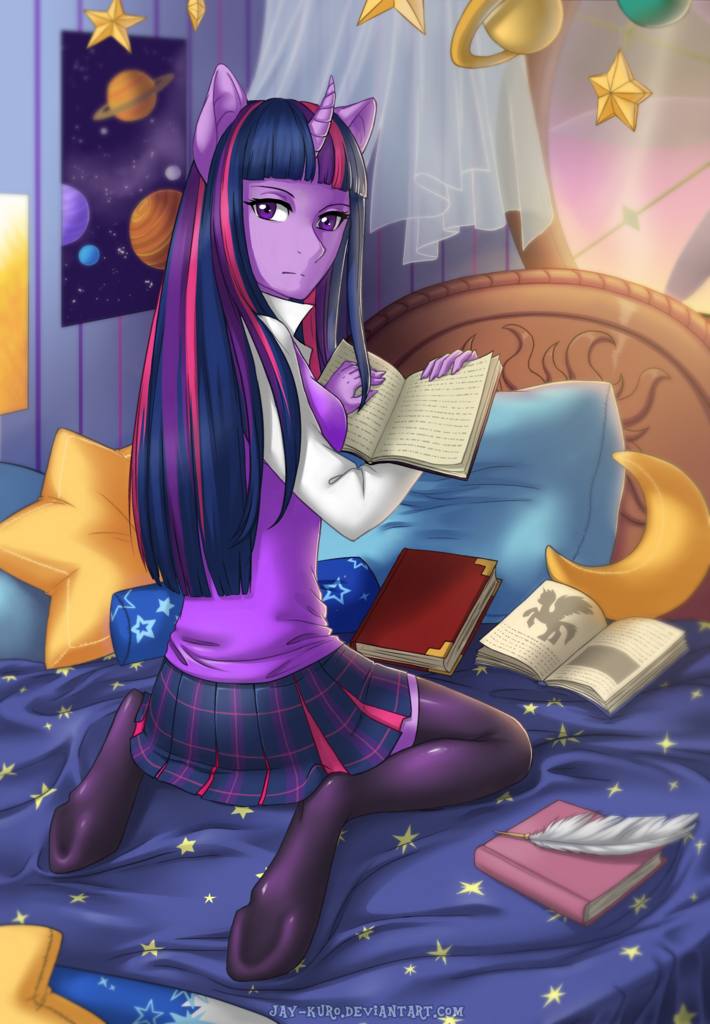 Книга куро. Twilight Sparkle anthro.