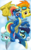 Size: 1200x1920 | Tagged: safe, artist:theroyalprincesses, fleetfoot, rainbow dash, soarin', spitfire, pegasus, pony, g4, newbie dash, adorasexy, badge, bedroom eyes, clothes, cute, dashabetes, goggles, lidded eyes, looking at you, rainbow fash, seductive, seductive look, seductive pose, sexy, show accurate, stupid sexy rainbow dash, warmup suit, wonderbolts uniform