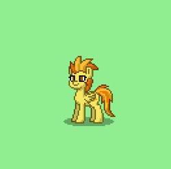 Size: 394x390 | Tagged: safe, spitfire, pony, pony town, g4, female, pixel art, solo