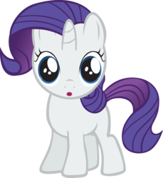 Size: 3692x4039 | Tagged: safe, artist:riokenng3, sweetie belle, pony, unicorn, g4, magic duel, :o, cute, diasweetes, disguise, female, filly, high res, not rarity, open mouth, raritie belle, simple background, solo, surprised, transparent background, vector
