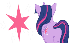 Size: 1920x1080 | Tagged: safe, artist:skitea, twilight sparkle, alicorn, pony, g4, angry, animated, brony, butt, cutie mark, featureless crotch, female, frame by frame, gif, horses are sexy, looking back, plot, simple background, solo, trotting, twibutt, twilight sparkle (alicorn)