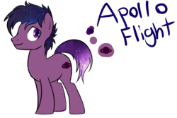 Size: 3300x2200 | Tagged: safe, artist:bravefleet, oc, oc only, oc:apollo flight, galaxy mane, high res, reference sheet, solo