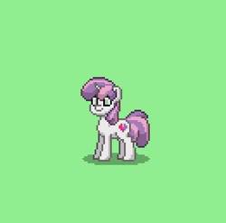 Size: 392x388 | Tagged: safe, sweetie belle, pony, pony town, g4, female, pixel art, solo