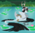 Size: 2294x2214 | Tagged: safe, artist:saturngrl, oc, oc only, oc:lady yin, bird, duck, kirin, original species, winged kirin, g4, black mane, bush, butt, calm, coast, colored lineart, complex background, curved horn, duckling, ears back, empress, feathered wings, featured image, female, floating, flower, flower bud, flower in hair, grass, gray coat, green eyes, high res, horn, horns, leonine tail, lilypad, long horn, long mane, long tail, looking at you, looking back, looking back at you, loose hair, lotus (flower), mandarin duck, neigh-beyul, outdoors, partially open wings, pegaduck, plot, pond, rear view, reflection, scrunchie, slit pupils, solo, swimming, tail, two toned coat, wall of tags, water, wings