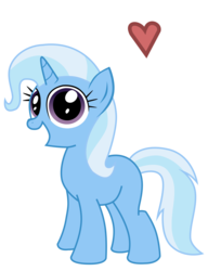 Size: 5076x6216 | Tagged: safe, artist:willowtails, trixie, pony, unicorn, g4, absurd resolution, female, filly, happy, heart, mare, pictogram, simple background, solo, transparent background