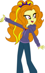 Size: 2168x3521 | Tagged: dead source, safe, artist:wubcakeva, adagio dazzle, equestria girls, g4, female, high res, simple background, solo, transparent background, vector