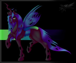 Size: 1024x853 | Tagged: safe, artist:toxicartiststudio, queen chrysalis, changeling, changeling queen, g4, female, solo