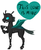 Size: 1381x1692 | Tagged: safe, artist:heniek, thorax, changeling, g4, heart, male, raised hoof, solo, text