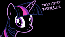 Size: 1280x720 | Tagged: safe, artist:westrail642fan, twilight sparkle, alicorn, pony, g4, black background, glowing, lineart, paint.net, simple background, twilight sparkle (alicorn)