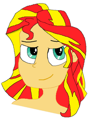 Size: 1246x1646 | Tagged: safe, sunset shimmer, equestria girls, g4, 1000 hours in ms paint, female, ms paint, solo