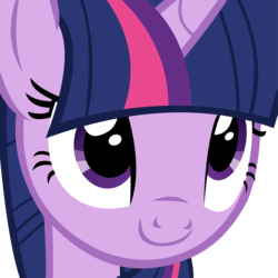 Size: 11010x11010 | Tagged: safe, artist:cyanlightning, twilight sparkle, alicorn, pony, g4, the crystalling, absurd resolution, close-up, cute, female, folded wings, mare, simple background, solo, transparent background, twiabetes, twilight sparkle (alicorn), vector