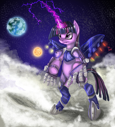 Size: 908x1009 | Tagged: safe, artist:php154, twilight sparkle, pony, g4, bipedal, female, magic, solo, standing