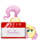 Size: 800x1013 | Tagged: safe, artist:jewelscore, fluttershy, g4, female, hiding, sign, simple background, solo, transparent background