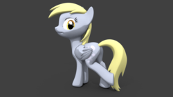 Size: 1920x1080 | Tagged: safe, artist:lavik1988, derpy hooves, pegasus, pony, g4, 3d, female, mare, solo