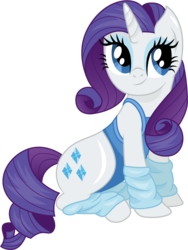 Size: 838x1112 | Tagged: safe, artist:cloudy glow, rarity, pony, unicorn, g4, cutie mark, female, leg warmers, leotard, looking at you, shiny, simple background, smiling, solo, transparent background, vector