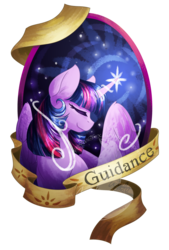 Size: 900x1328 | Tagged: safe, artist:fuyusfox, twilight sparkle, alicorn, pony, g4, eyes closed, female, magic, old banner, solo, twilight sparkle (alicorn)