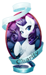 Size: 900x1456 | Tagged: safe, artist:fuyusfox, rarity, g4, abstract background, female, needle, old banner, solo, thread
