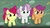 Size: 854x479 | Tagged: safe, screencap, apple bloom, scootaloo, sweetie belle, earth pony, pegasus, pony, unicorn, g4, my little pony: friendship is magic, the fault in our cutie marks, adorabloom, cute, cutealoo, cutie mark, cutie mark crusaders, cutie mark cuties, diasweetes, female, filly, looking up, the cmc's cutie marks, weapons-grade cute