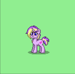 Size: 400x399 | Tagged: safe, oc, oc only, oc:variable star, pony, pony town, pixel art, solo