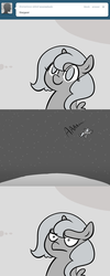 Size: 643x1614 | Tagged: safe, artist:egophiliac, princess luna, alicorn, pony, moonstuck, g4, aaaaaaaaaa, ask, confused, cute, filly, flailing, frown, glare, looking up, lunabetes, monochrome, moon, multeity, screaming, self ponidox, smiling, space, spread wings, stars, tumblr, unamused, wings, woona