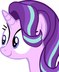 Size: 10131x12353 | Tagged: safe, artist:cyanlightning, starlight glimmer, g4, absurd resolution, faic, female, simple background, smiling, solo, special eyes, transparent background, vector
