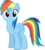 Size: 5395x6000 | Tagged: safe, artist:slb94, rainbow dash, 28 pranks later, g4, my little pony: friendship is magic, absurd resolution, confused, cute, frown, simple background, transparent background, vector