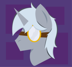 Size: 643x601 | Tagged: safe, artist:lordswinton, pony, unicorn, g4, bust, lineless, portrait, solo, vector