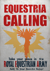 Size: 2000x2823 | Tagged: safe, artist:btedge116, princess celestia, g4, high res, poster, recruitment poster, silhouette