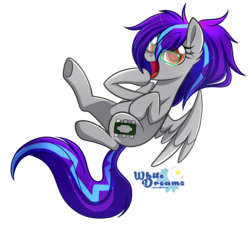 Size: 2519x2278 | Tagged: safe, artist:xwhitedreamsx, oc, oc only, oc:megabyte, pegasus, pony, high res, simple background, solo, transparent background