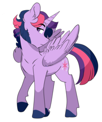 Size: 5000x6000 | Tagged: safe, artist:scarletskitty12, twilight sparkle, alicorn, pony, g4, absurd resolution, dusk shine, prince dusk, rule 63, sideburns, simple background, transparent background, twilight sparkle (alicorn)