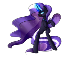 Size: 1024x800 | Tagged: safe, artist:despotshy, nightmare rarity, g4, female, rearing, simple background, solo, transparent background
