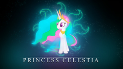 Size: 3840x2160 | Tagged: safe, artist:zidanemina, princess celestia, pony, g4, female, high res, solo, wallpaper