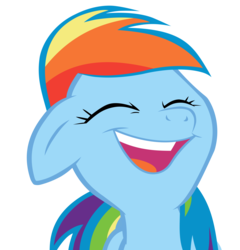 Size: 2407x2508 | Tagged: safe, artist:natalie-chama, rainbow dash, friendship is magic, g4, female, high res, inkscape, laughing, simple background, solo, transparent background, vector