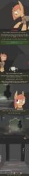 Size: 500x2952 | Tagged: safe, artist:erthilo, oc, oc only, oc:sierra scorch, pony, unicorn, fallout equestria, blood, bone, clothes, cyoa, fallout, female, skeleton, stablequest, text, vault